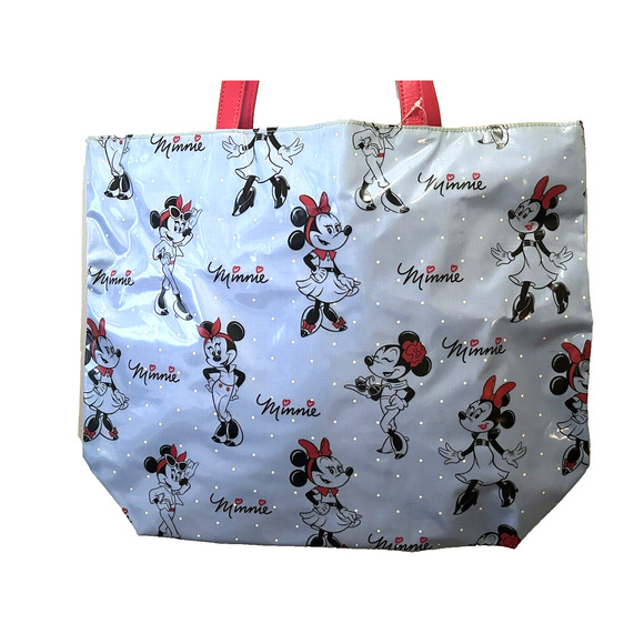 NWT Disney Parks Women's Slate Blue and Black Minnie Mouse Tote “Minnie” - Picture 2 of 8